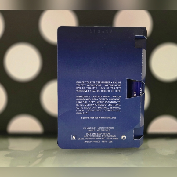 10/$25✨️L'eau B'leue D'Issey Pour Homme EDT SAMPLE✨️ - Picture 2 of 2
